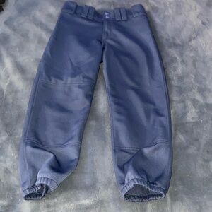 Navy Mizuno softball pants
